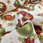 TELA NAVIDAD BOLAS  - TIENDA ONLINE TELAS Y MANTELES