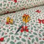 TELA NAVIDAD LAZOS  - TIENDA ONLINE TELAS Y MANTELES