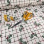 TELA NAVIDAD ACEBO  - TIENDA ONLINE TELAS Y MANTELES