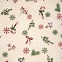 TELA NAVIDAD COPOS  - TIENDA ONLINE TELAS Y MANTELES