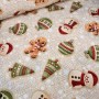 TELA NAVIDAD MUÑECOS GANCHILLO  - TIENDA ONLINE TELAS Y MANTELES