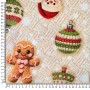 TELA NAVIDAD MUÑECOS GANCHILLO  - TIENDA ONLINE TELAS Y MANTELES