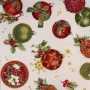 TELA ANTIMANCHAS NAVIDAD BOLAS  - TIENDA ONLINE TELAS Y MANTELES