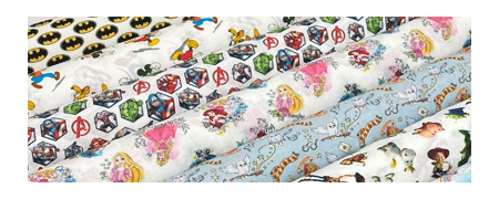 ALGODÓN INFANTIL LICENCIAS (Disney, Marvel...)